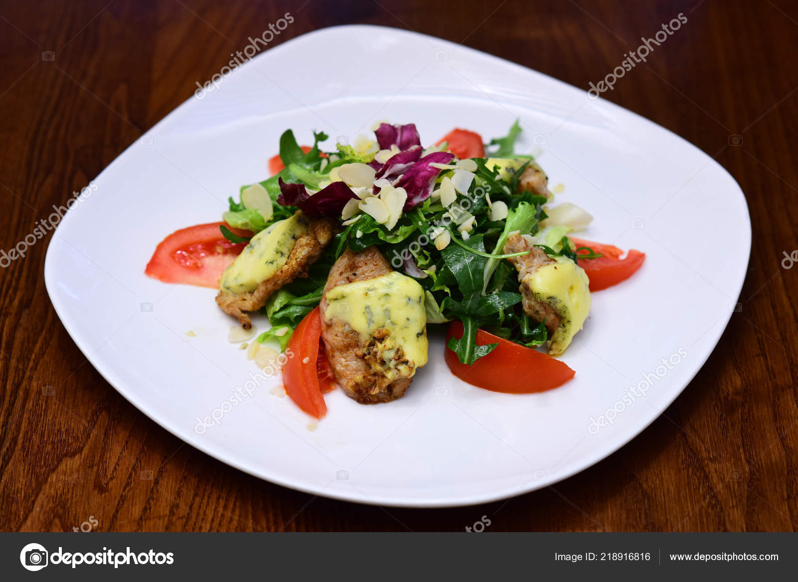 Салат смешанный с мясом