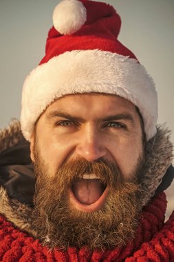 Kış mutlu tatil ve tatil.