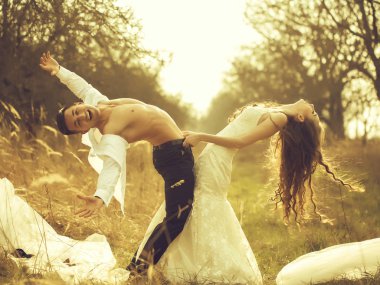 Seksi Düğün çifti