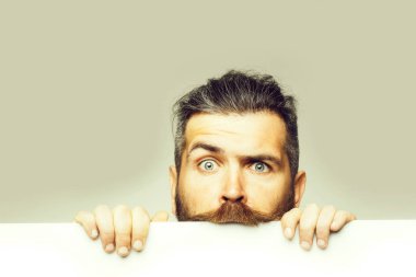 kağıt ile ciddi adam