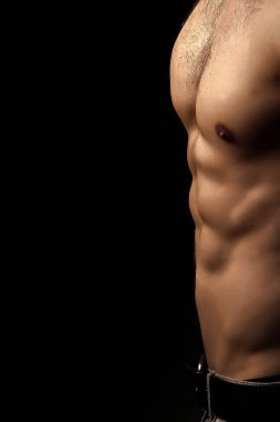 kaslı erkek torso