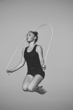 Esneklik akrobasi ve fitness sağlık.