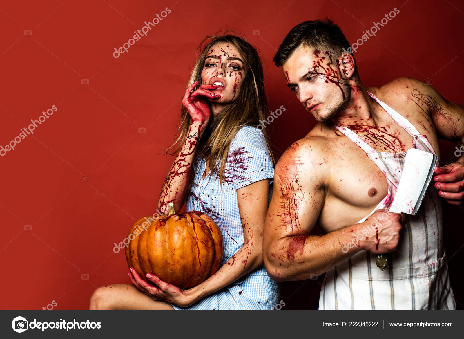 Bonitão Homem Na Fantasia De Vampiro De Halloween Foto de Stock