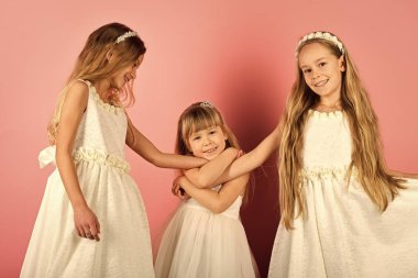 Mutlu çocuk Studio oyun. Mutlu dostu kız kavramı.