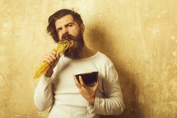 Cocinero o chef barbudo hombre . — Foto de Stock