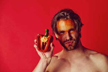 bir dakika dostum yaratıcı moda makyaj ile biber, kalp