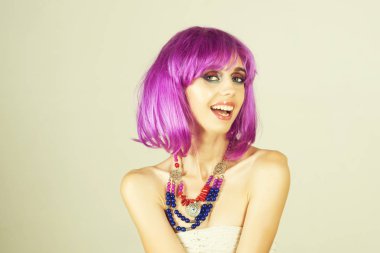 moda model kırmızı dudaklar.