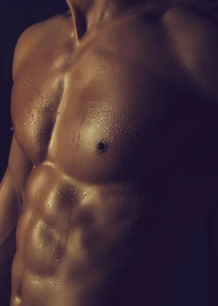 Torso muscular masculino —  Fotos de Stock