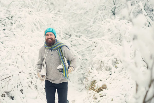 Temperatura, congelamento, frio, queda de neve . — Fotografia de Stock