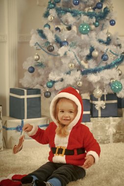 Noel Baba çocuk hediye kutusu, siyah Cuma.