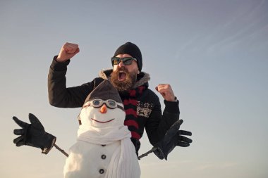 Yeni yıl adam kış sezonu