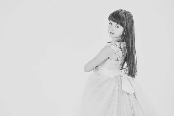 Roztomilý malý dítě dívka krásná modelka — Stock fotografie