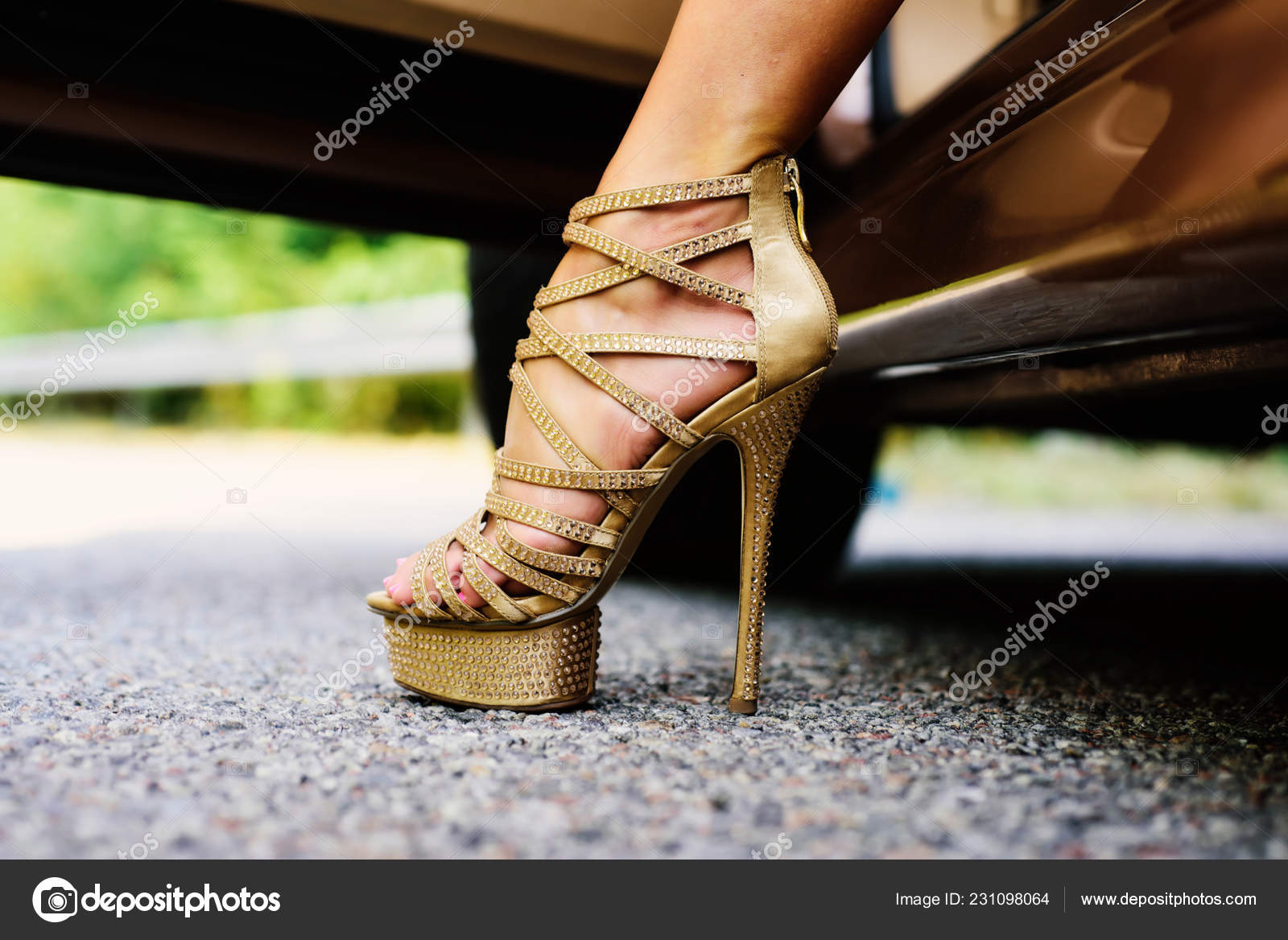 high heel luxury shoes