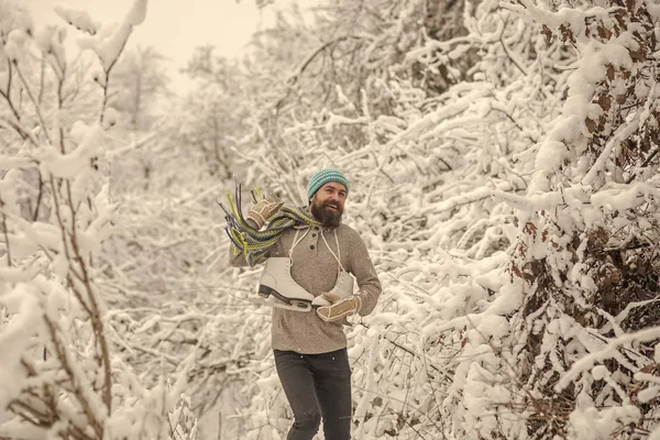 Deportes de invierno y descanso, Navidad . — Foto de Stock