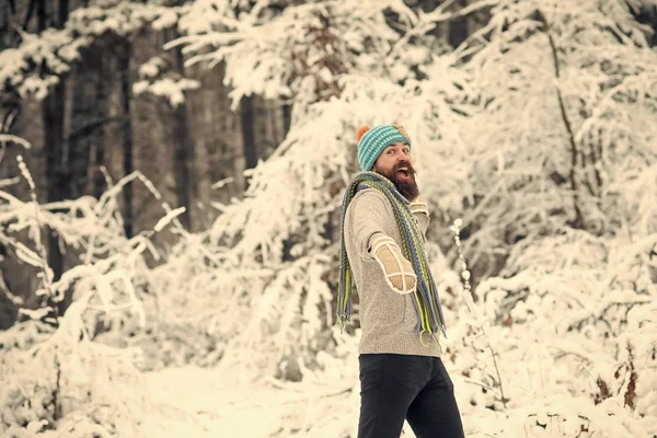 Cuidados com a pele, cuidado da barba no inverno — Fotografia de Stock