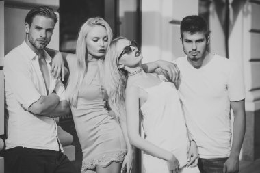 Gençlik, insanlar, Sosyal Toplantı, Grup