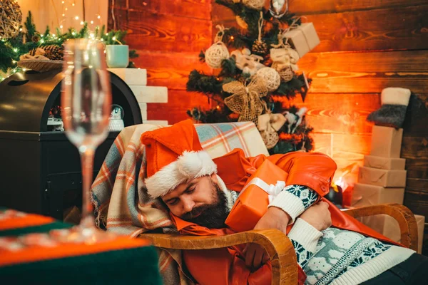 New year mood. Wine champagne. Festive champagne. Christmas Celebration holiday. New year party. Santa drunk.