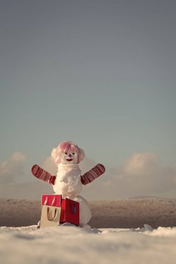 Mutlu tatil kutlaması.