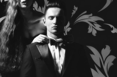 elegant young couple