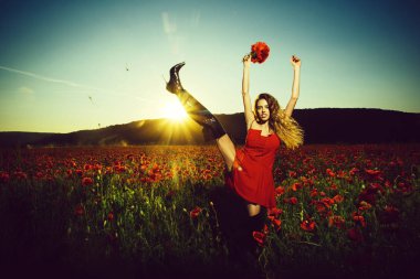 alan kadın ile haşhaş tohumu