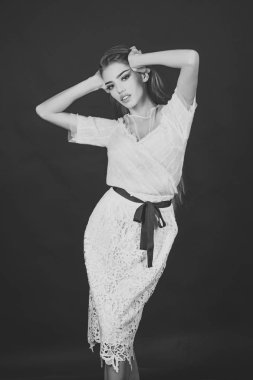 Moda model poz Studio, güzellik.