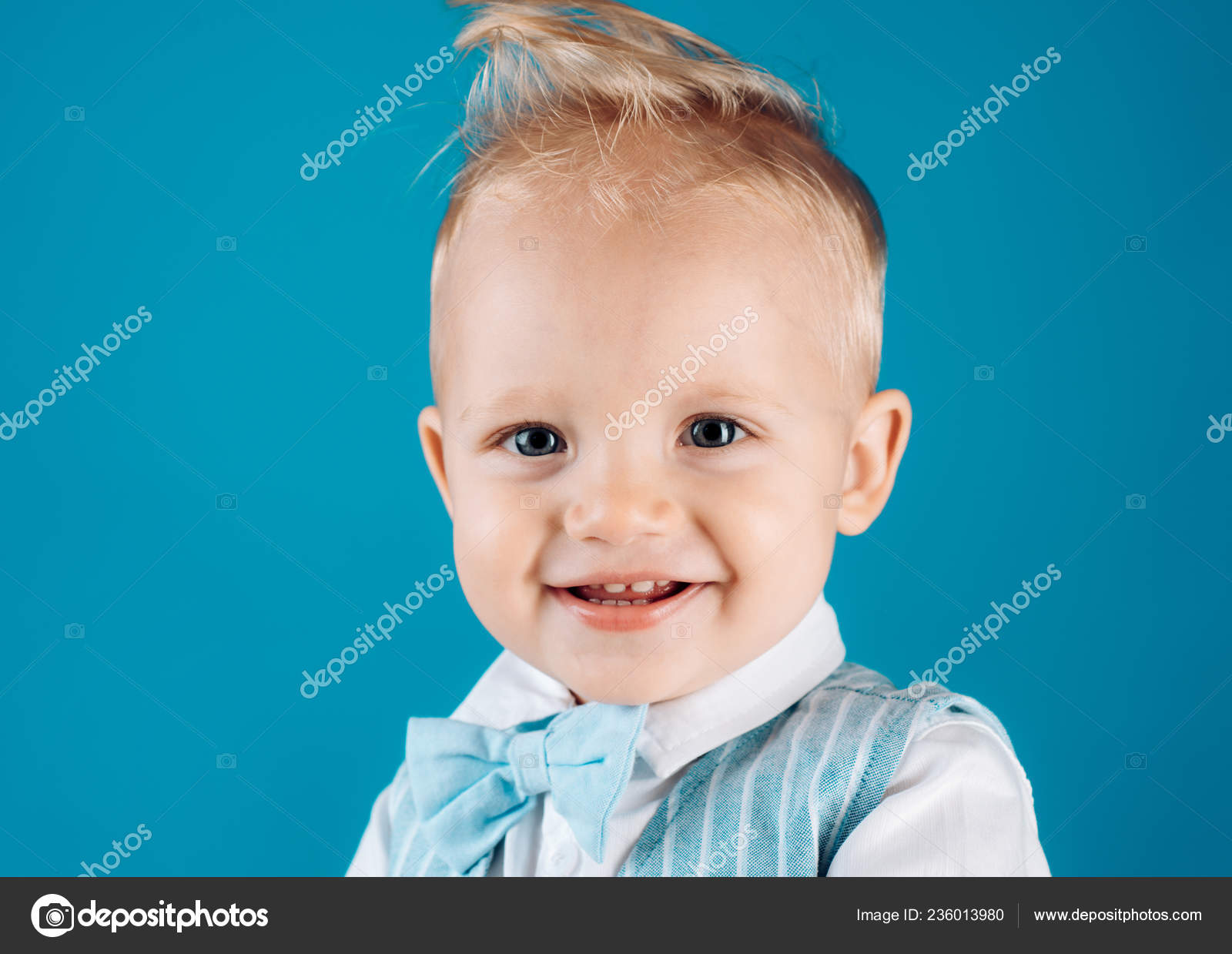 Healthy Haircare Tips For Kids Boy Child With Stylish Blond Hair