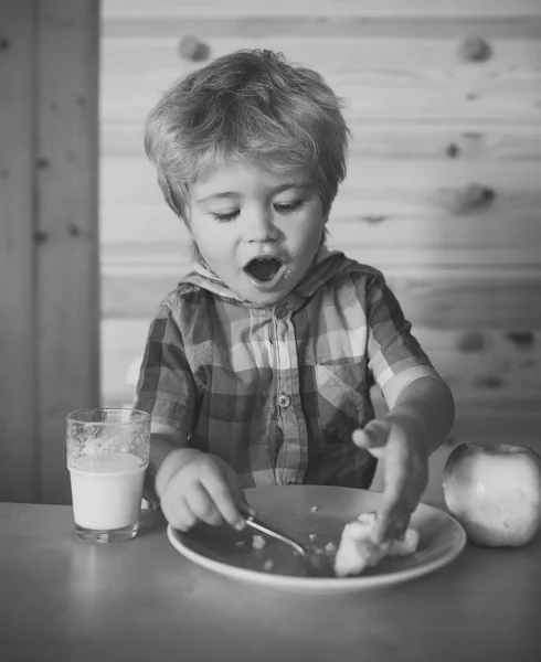 Breakfast, morning, family. — Stock Photo, Image