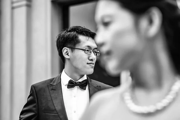 Chinese groom man — Stock Photo, Image