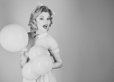 Doğum günü, vintage, pinup, kutlama.