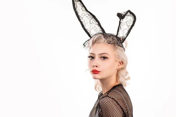 Easter egg woman. Smile easter. Cute bunny rabbit. Easter bunny dress.