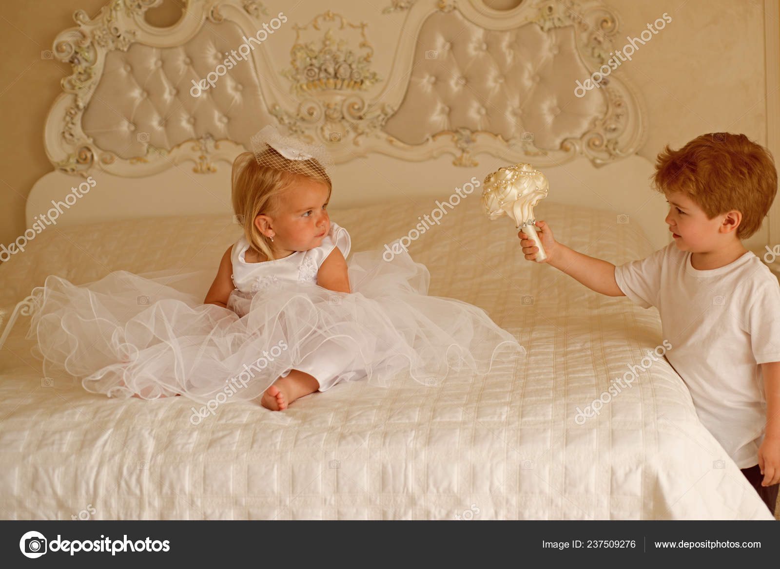 Create A Stylish Hair Little Flower Girl Wear Hair Tiara Page
