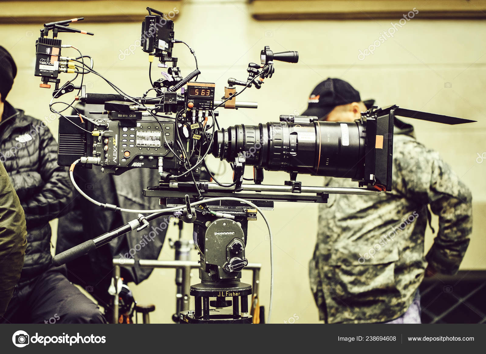 Camera Crew Professional Film Equipment Shooting Filming Video