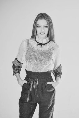 Moda model poz Studio, güzellik.