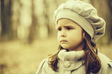 sonbahar Park küçük kız