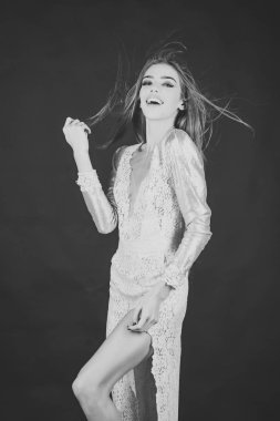 Moda model poz Studio, güzellik.