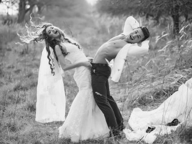 Seksi Düğün çifti