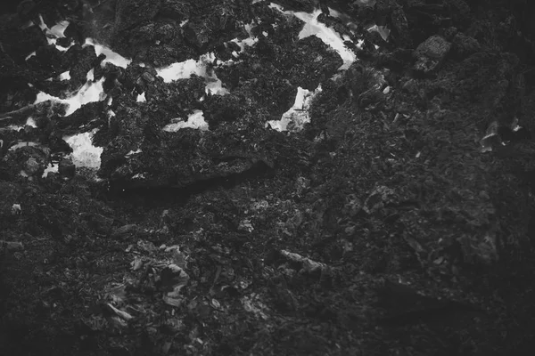 Магма текстурована розплавлена поверхня каменю — стокове фото