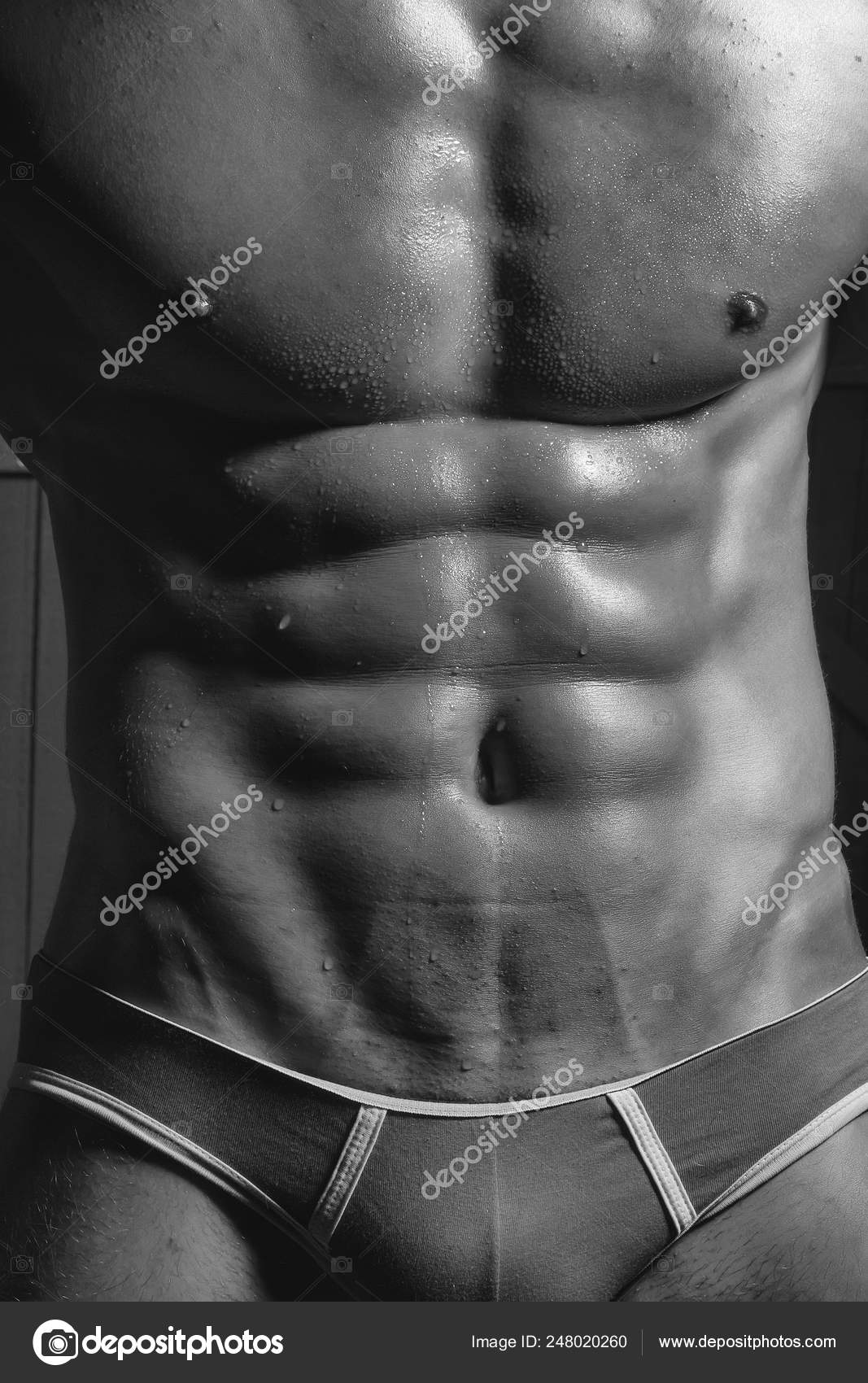 Attractive Male Sexy Wet Body Stock Photo Image By C Tverdohlib Com