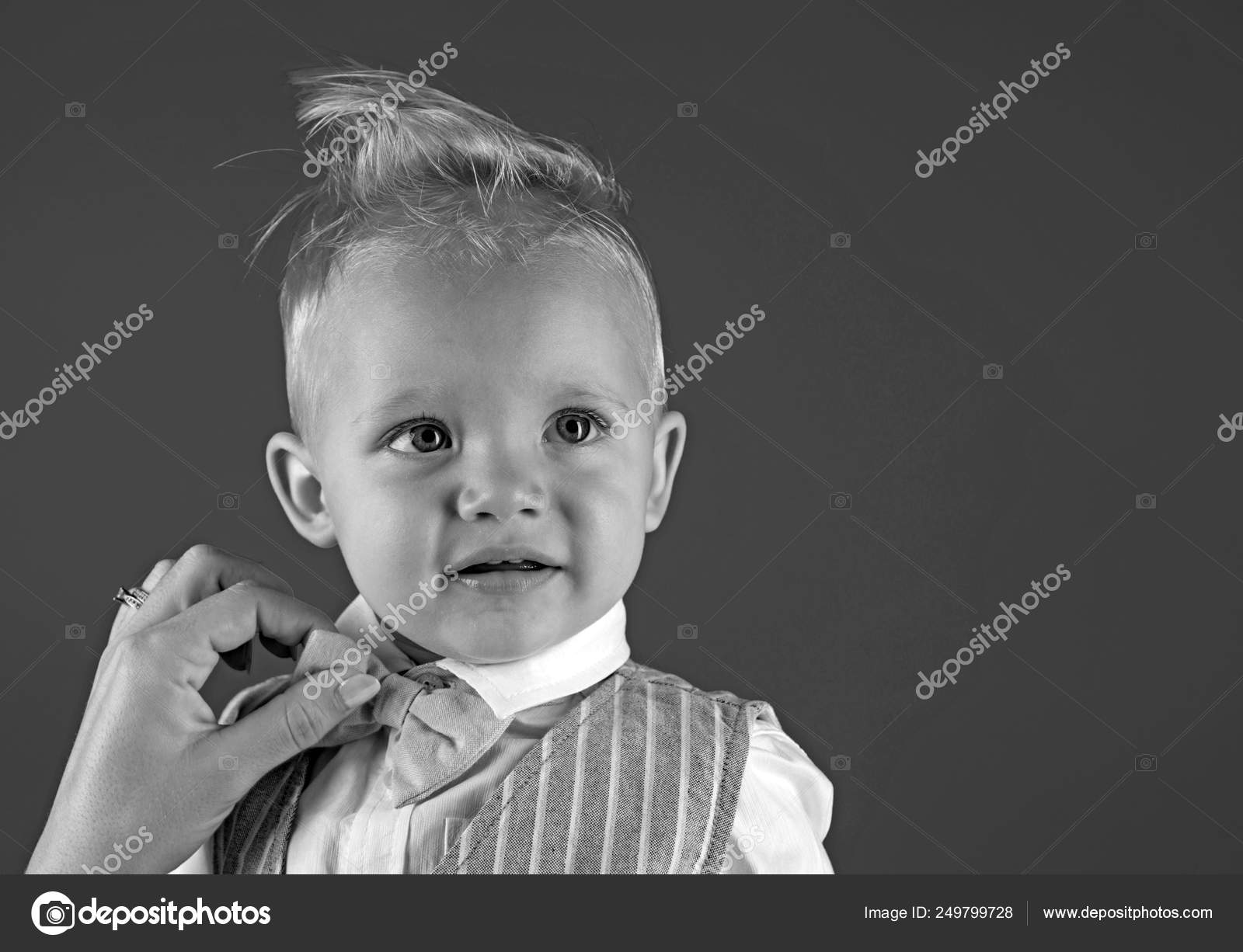 My Hair My Look Boy Child With Stylish Blond Hair Little Child