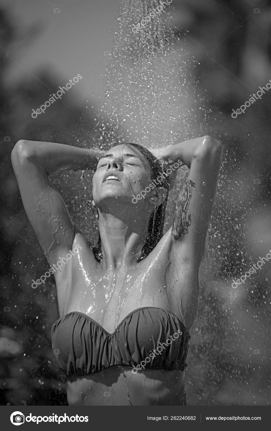 Hot Girl Taking A Shower