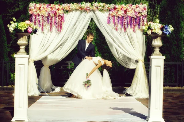 Hermosos novios — Foto de Stock