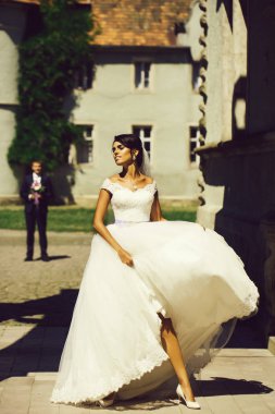 Genç seksi kadın gelin