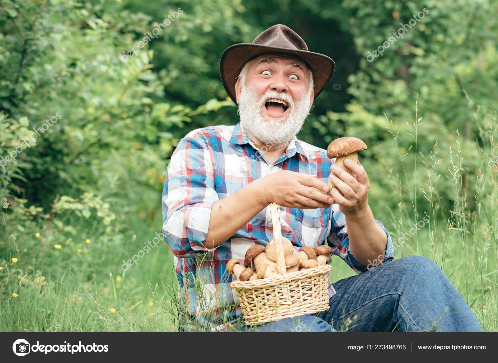 Download Goofy Man Expressing Surprise while Holding an Axe