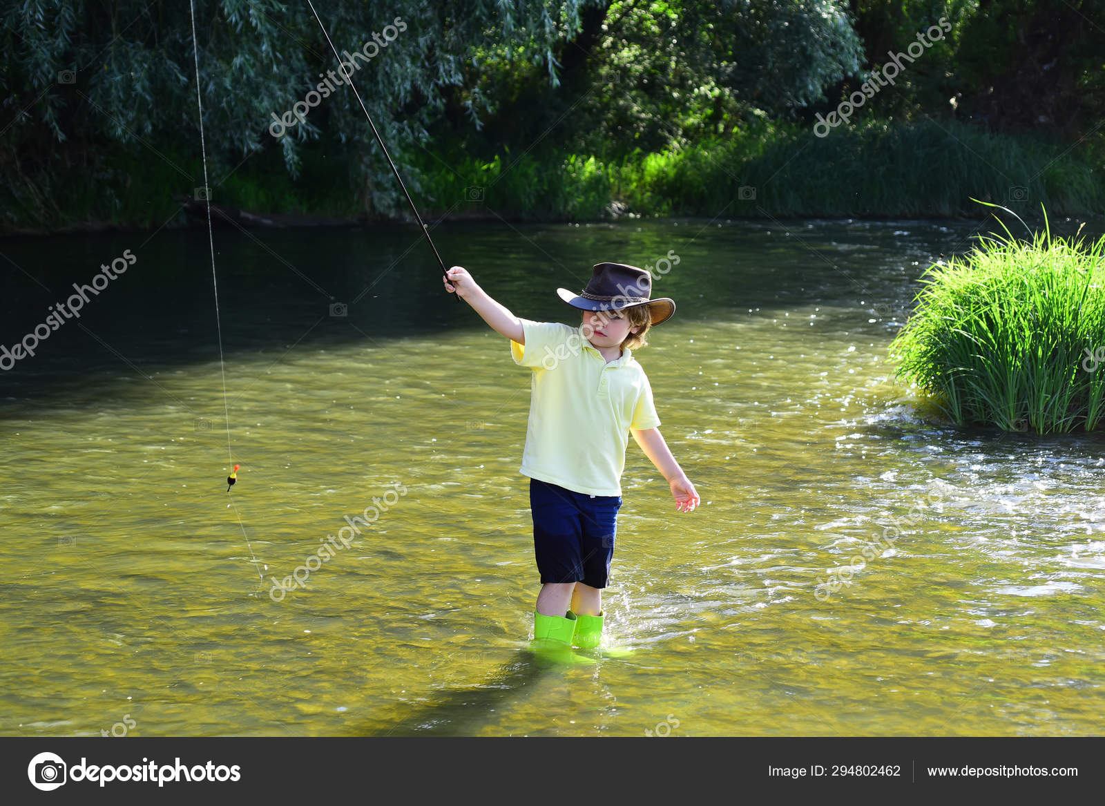 the forest fishing rod
