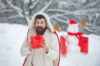 Mutlu Noeller ve Mutlu yıllar. Neşeli Baba hediye tutun ve Winter Park'ta kardan adam ile eğlenmek. Holly neşeli yağma Noel ve noel.