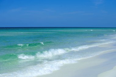 Güzel bir deniz manzarası. Doğanın bileşimi. Mükemmel okyanus arka planı.