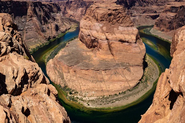 Goditi il concetto di libertà ed esploratore. Viaggio e stile di vita attivo. Grand Canyon. — Foto Stock