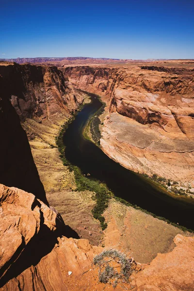 Horseshoe Bend στον ποταμό Κολοράντο στο Glen Canyon. — Φωτογραφία Αρχείου