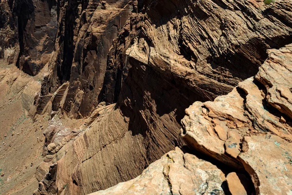 Hästsko böj i Grand Canyon National Park. Hästsko böj på Colorado River i Glen Canyon. — Stockfoto