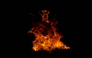 Ateş hareketinin soyut dokusu soyut. Yanan ateş, yanan arka plan